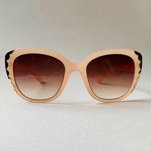 Dana Buchman Brow Beige Cat Eye Sunglasses